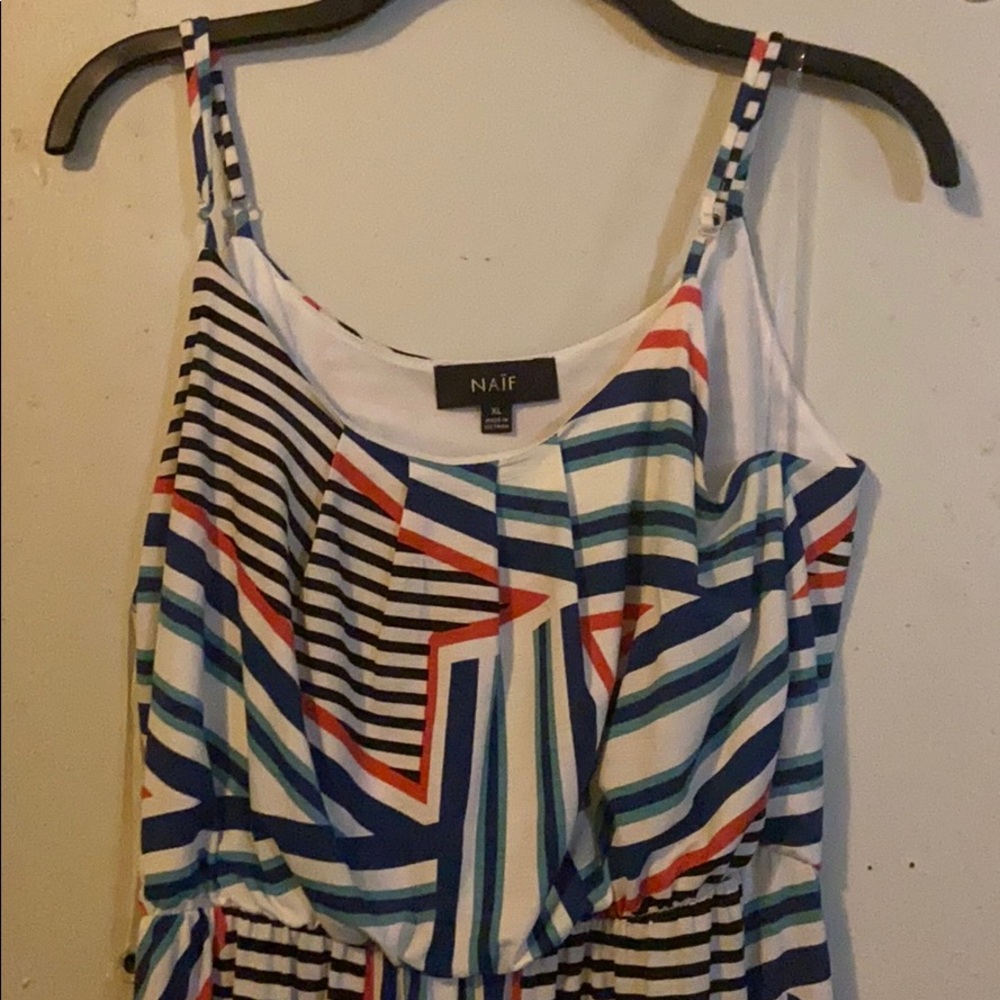 maxi dress- stripped